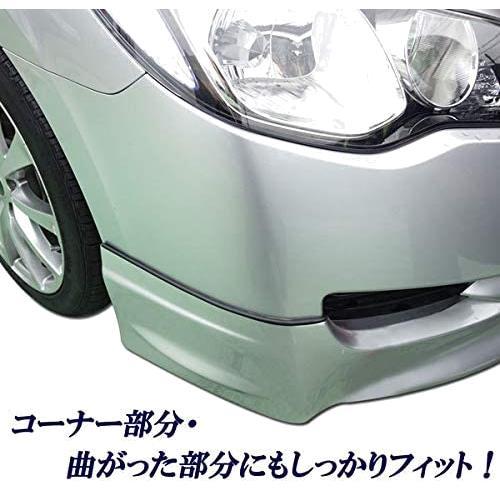  aero spoiler for crevice gasket molding both sides tape attaching black color 4M size spoiler with aero interval .