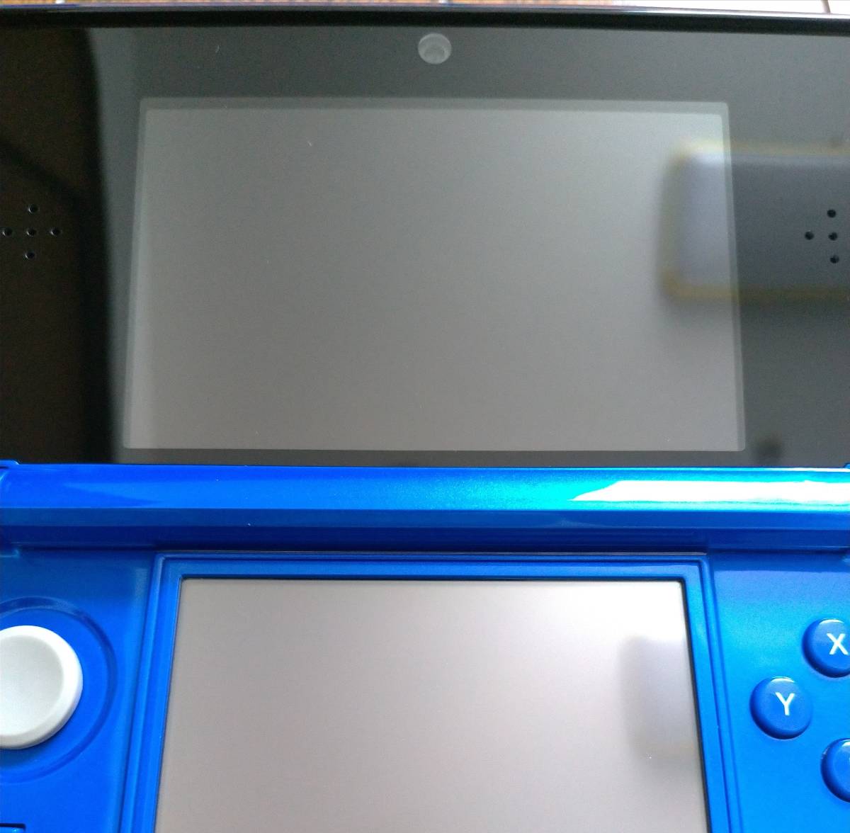 ニンテンドー3DS NINTENDO 3DS コバルトブルー 中古美品 全体綺麗 上下画面傷なし 不具合なし タッチペン SDカード（2GB） 送料無料