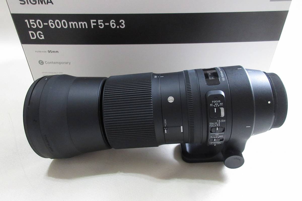 極上美品】シグマ Canon用 Contemporary 150-600mm F5-6.3 DG OS HSM