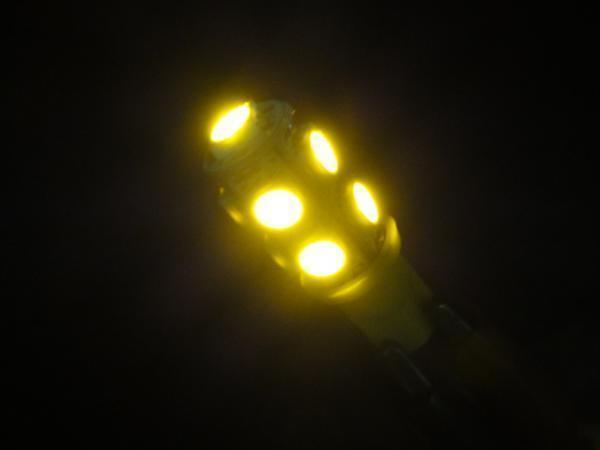 T10　SMD9連LEDバルブ　アンバー　ＭＩＮＩ　　ＢＭＷ_画像1