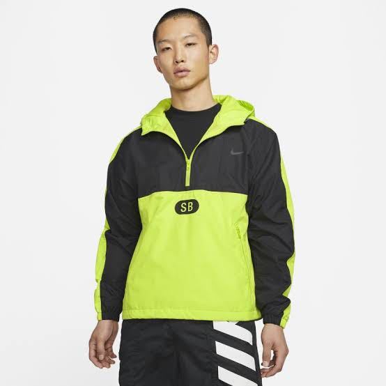 格安 NIKE ナイキ SB Y2K アノラックジャケット CV4300-011 黒黄緑 M