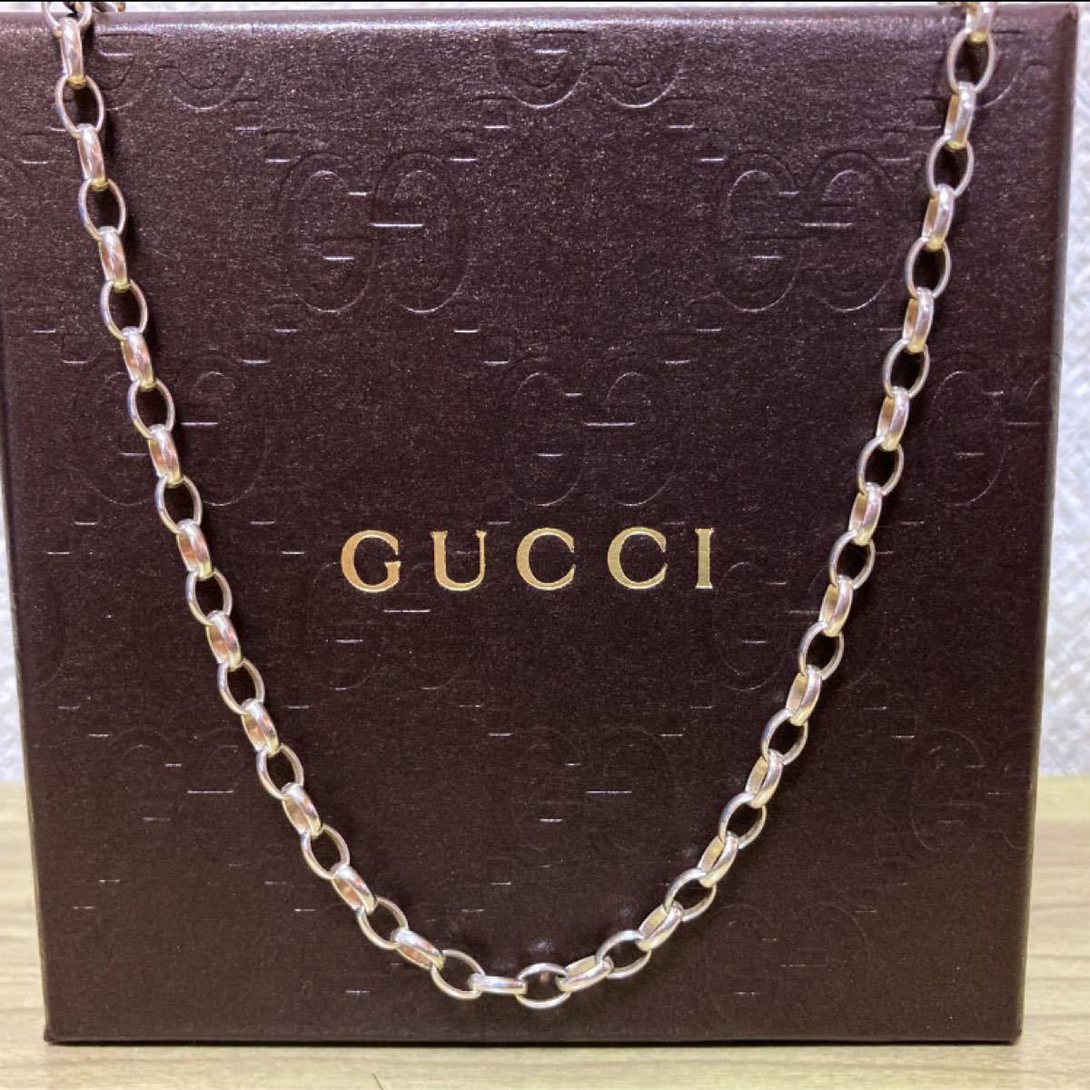 素晴らしい外見 GUCCI グッチ スターリングシルバー925 ネックレス