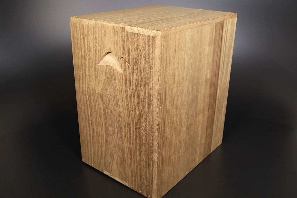 小】真作保証 鵬雲斎好 和心棚 裏千家十五世鵬雲斎花押 箱書有 茶道具