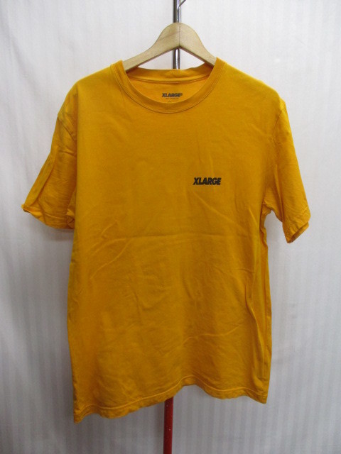 X-LARGE　エクストララージ　Tシャツ　メンズM　黄　ビッグロゴTシャツ　ビッグゴリラTシャツ　ボックスロゴTシャツ　半袖シャツ　05101_画像2