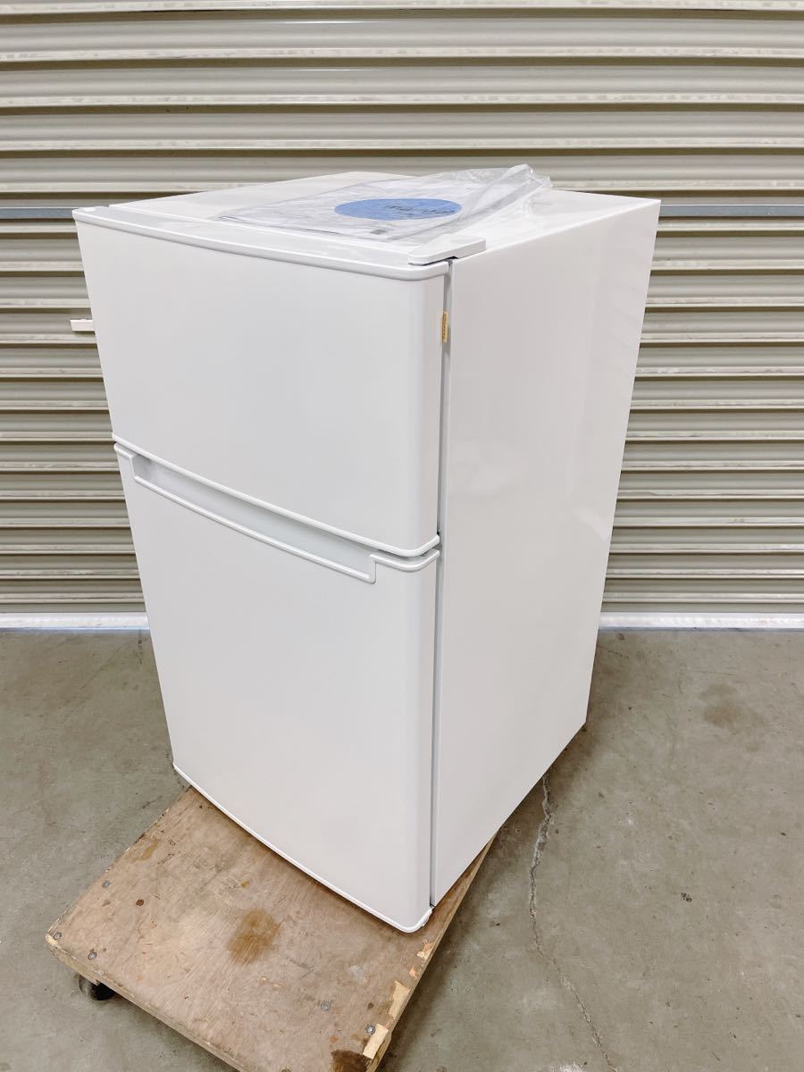 中古 ハイアール 2ドア 冷凍冷蔵庫 85L アマダナ AT-RF85B 2020年製 小型 右開き 一人暮らし用 引取歓迎 茨城県常陸大宮市 0528あら3 H 200_画像1