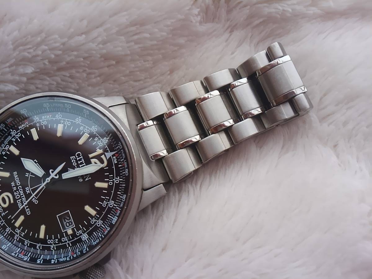 美品 CITIZEN シチズン PROMASTER SKY エコドライブ電波時計 美品 CITIZEN シチズン PROMASTER SKY エコドライブ電波時計