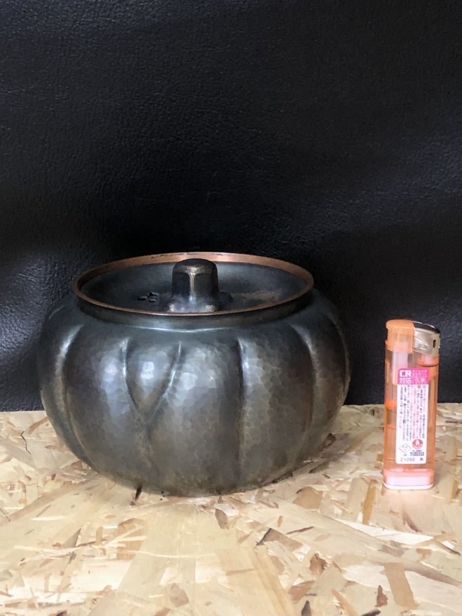 【っており】 ヤフオク! - 鎚起銅器・建水(茶こぼし)・南瓜形... かりません
