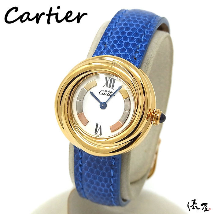 印象のデザイン カルティエ トリニティ 極美品 レディース 時計 ヴィンテージ Cartier