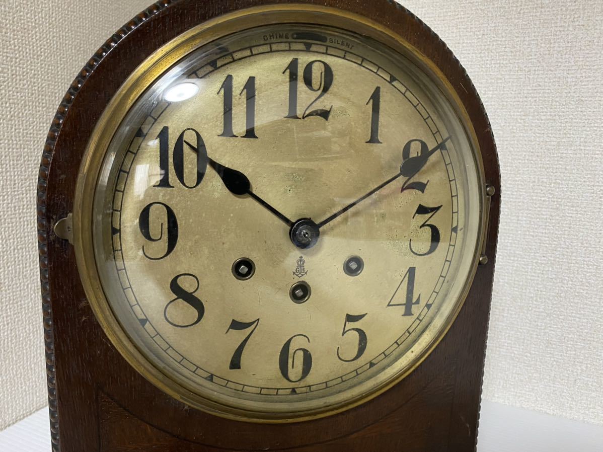 ドイツ製 GB グスタフベッカー 1930年代 アンティーク 置時計 ドイツ製 GB グスタフベッカー 1930年代 アンティーク 置時計
