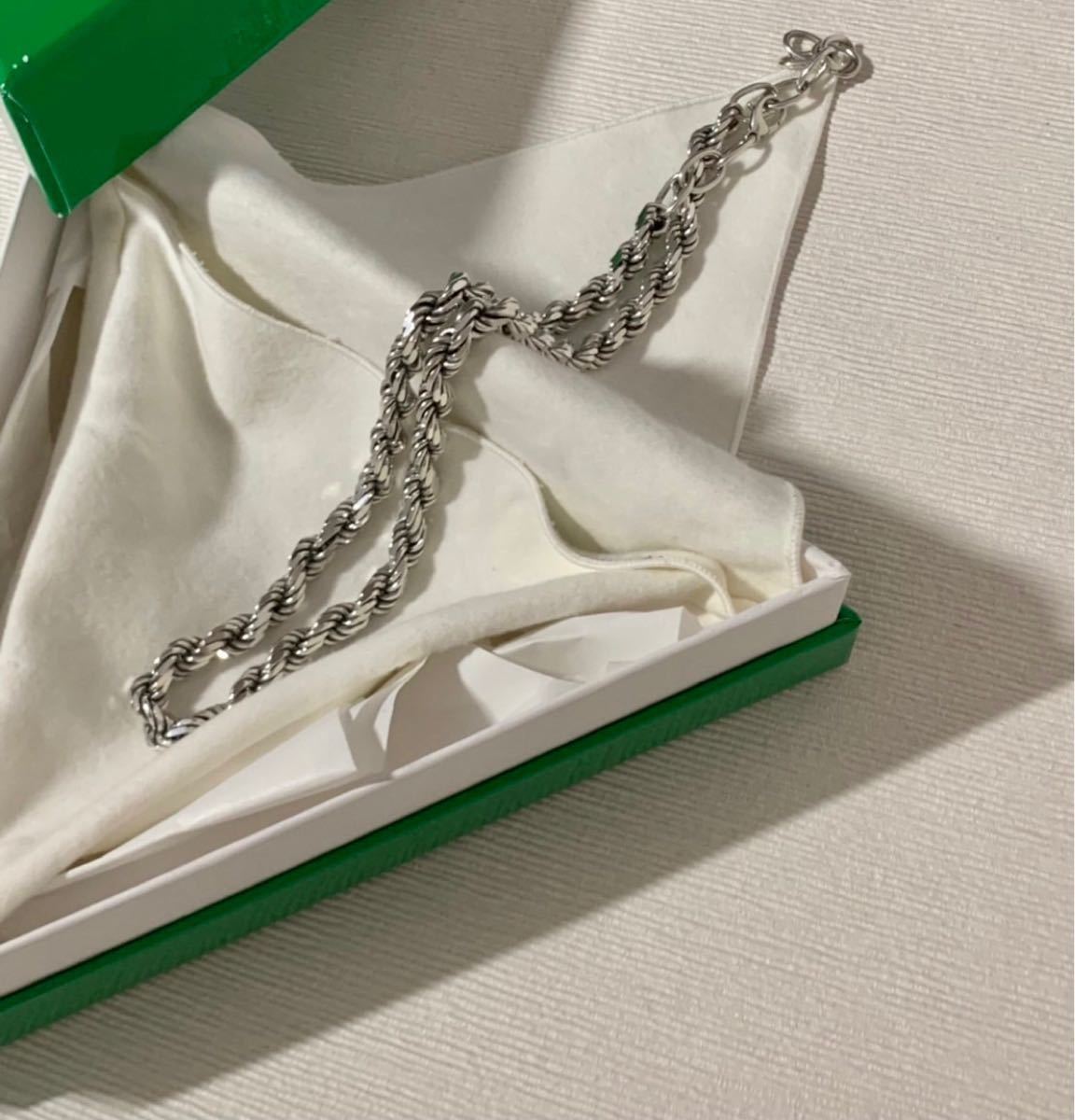 bottega veneta ボッテガ ヴィネタ シルバー チェーン bottega veneta ボッテガ ヴィネタ シルバー チェーン