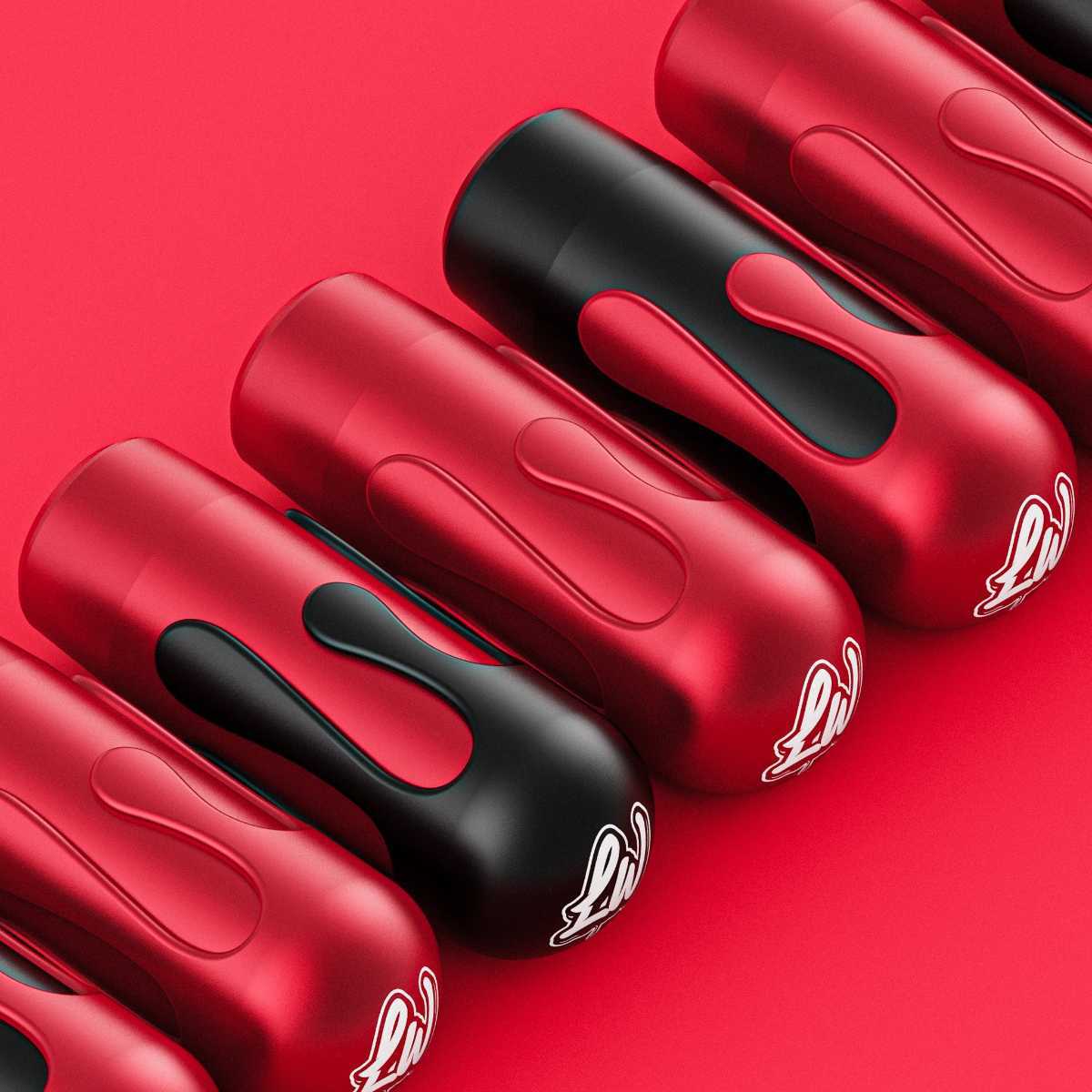 Cherry pop】ライクワイズ liloozy 限定品 レッド シフトノブ 赤黒