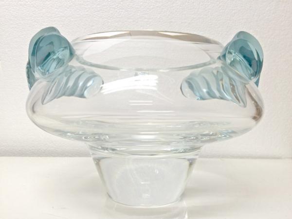 ガラス工芸 ◆ Lalique ラリック クリスタル ◆ 花瓶 花器 ◆ 幅300×奥行280×高さ185mm_画像3