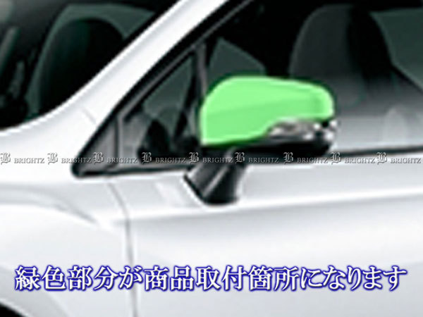 インプレッサスポーツ GT2 GT3 メッキ サイド ドア ミラー カバー ガーニッシュ ベゼル パネル モール MIR－SID－237_画像4