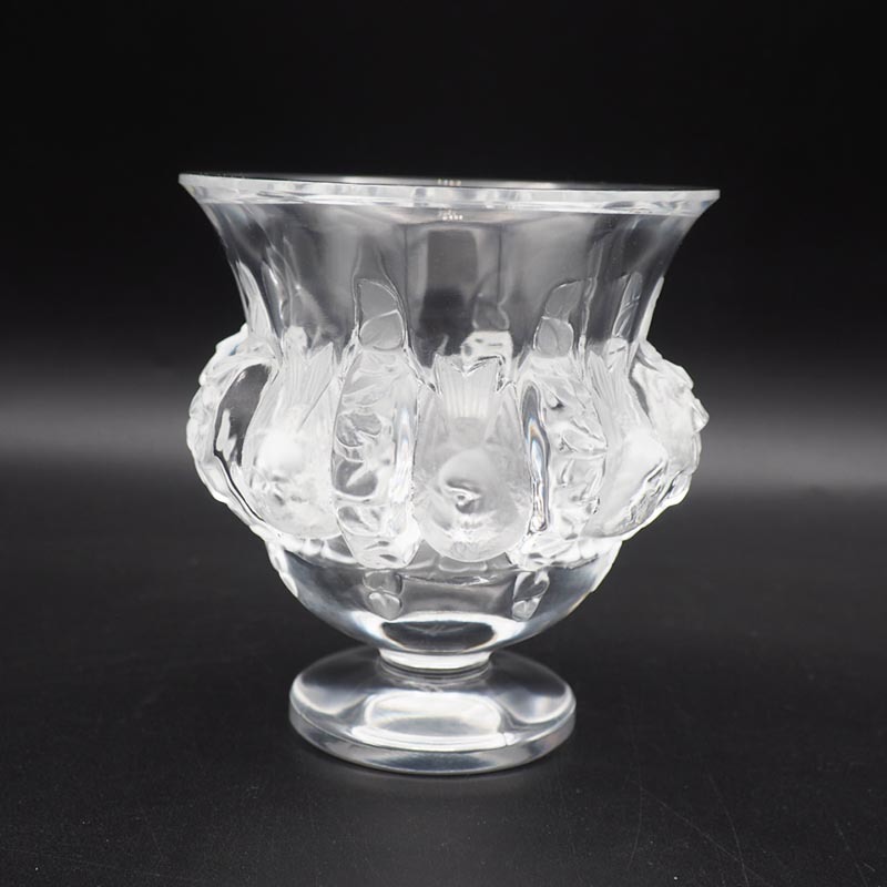 ラリック ダンピエール「Lalique France」 フラワーベース dampierre