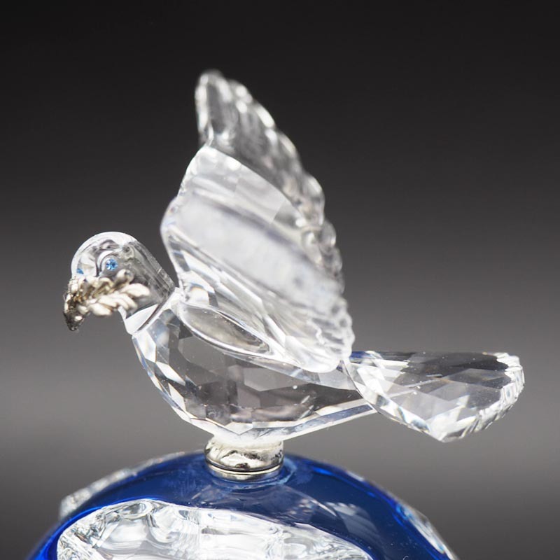 スワロフスキー 2000年記念 クリスタルプラネット ミレニアムエディション Swarovski Crystal Millennium Edition Planet 地球 鳥【廃盤】