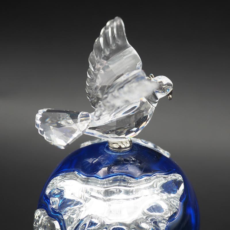 スワロフスキー 2000年記念 クリスタルプラネット ミレニアムエディション Swarovski Crystal Millennium Edition Planet 地球 鳥【廃盤】