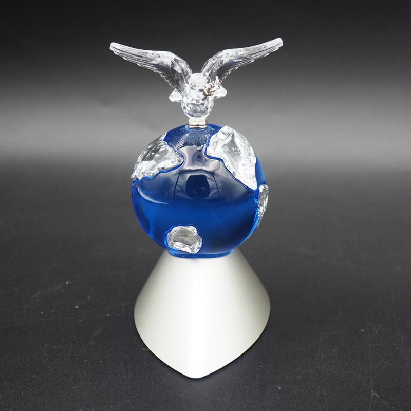 スワロフスキー 2000年記念 クリスタルプラネット ミレニアムエディション Swarovski Crystal Millennium Edition Planet 地球 鳥【廃盤】