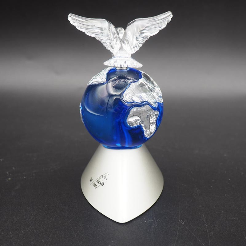 スワロフスキー 2000年記念 クリスタルプラネット ミレニアムエディション Swarovski Crystal Millennium Edition Planet 地球 鳥【廃盤】