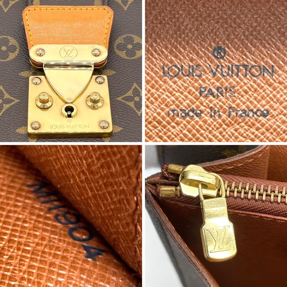 極美品 LOUIS VUITTON ルイヴィトン モノグラム セルヴィエット フェルモワール ビジネスバッグ ブリーフケース 書類カバン M53305 