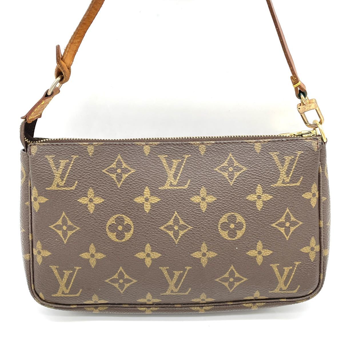 LOUIS VUITTON ルイヴィトン モノグラム ポシェット アクセソワール アクセサリーポーチ アクセポ ミニバッグ M40712_画像3