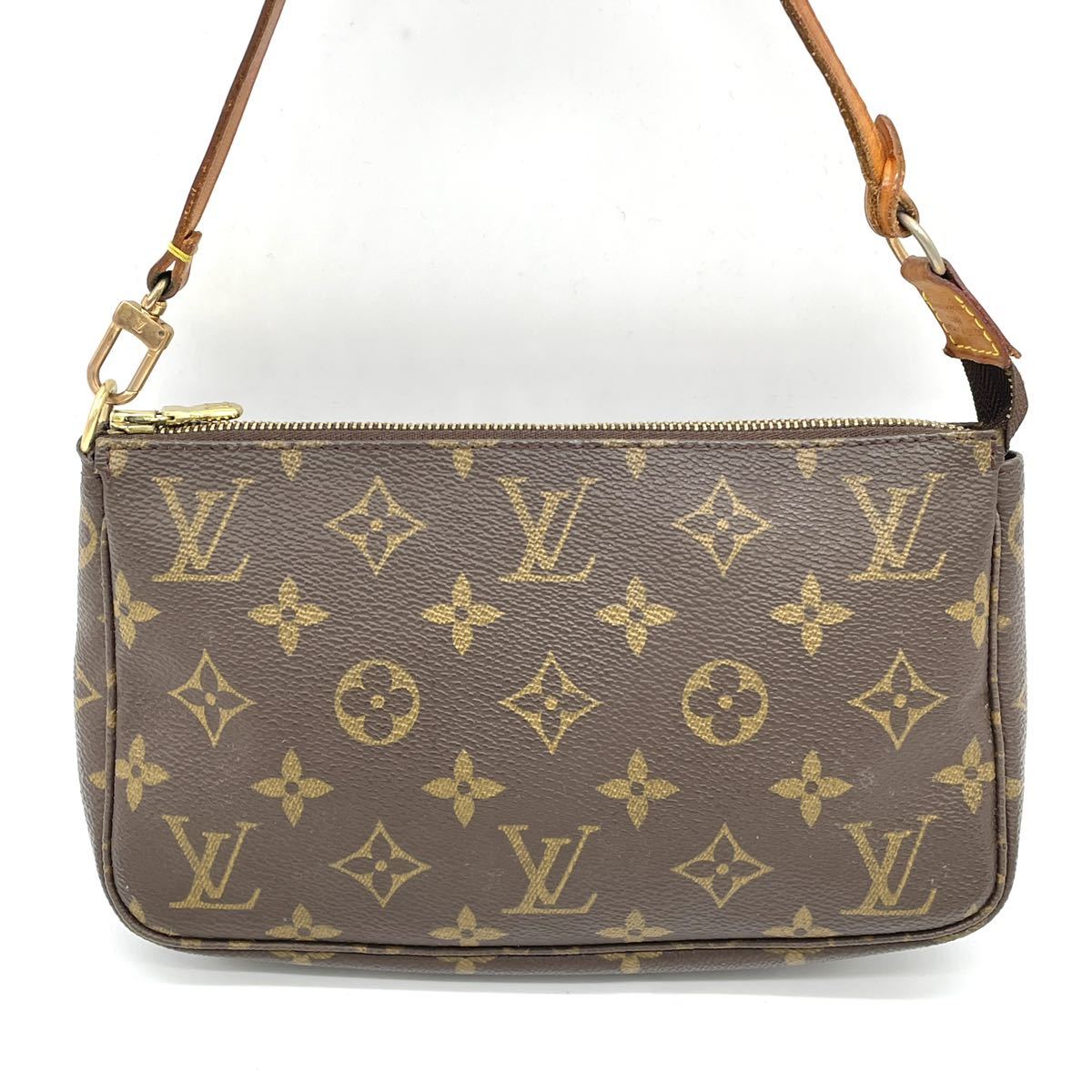 LOUIS VUITTON ルイヴィトン モノグラム ポシェット アクセソワール アクセサリーポーチ アクセポ ミニバッグ M40712_画像2