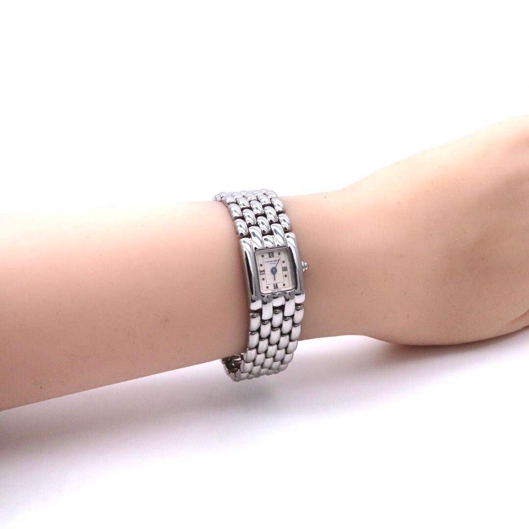 CHAUMET】ショーメ 時計 'ケイシスSM' ホワイトローマン ☆極美品