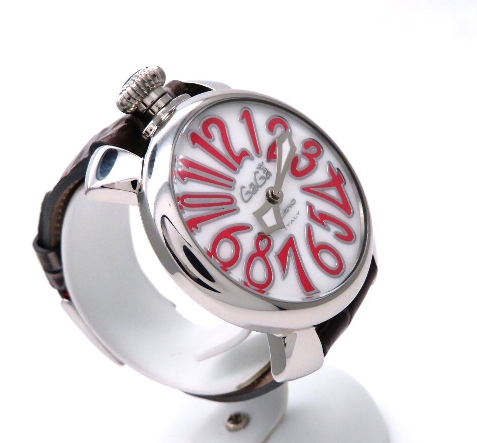GaGa MILANO】ガガミラノ 時計 'マヌアーレ40MM' ホワイトシェル ☆極