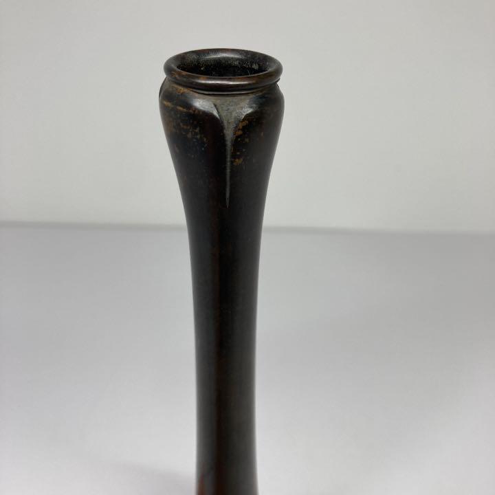古銅 花入 高さ28㎝ 746g さ4-0526⑥ | medicalfox.de