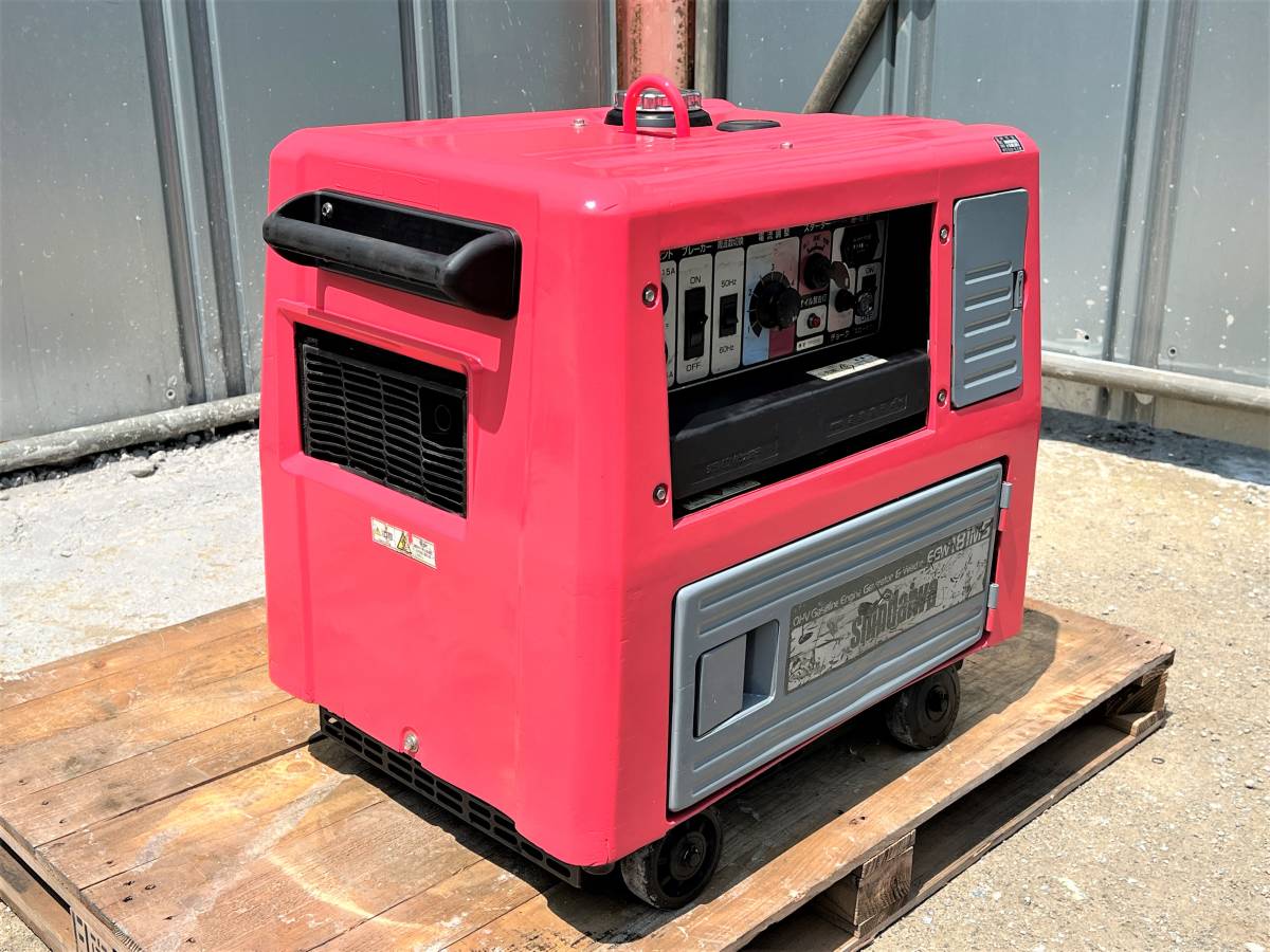 新ダイワ EGW-181MS ガソリンエンジン溶接機 インバーター発電機