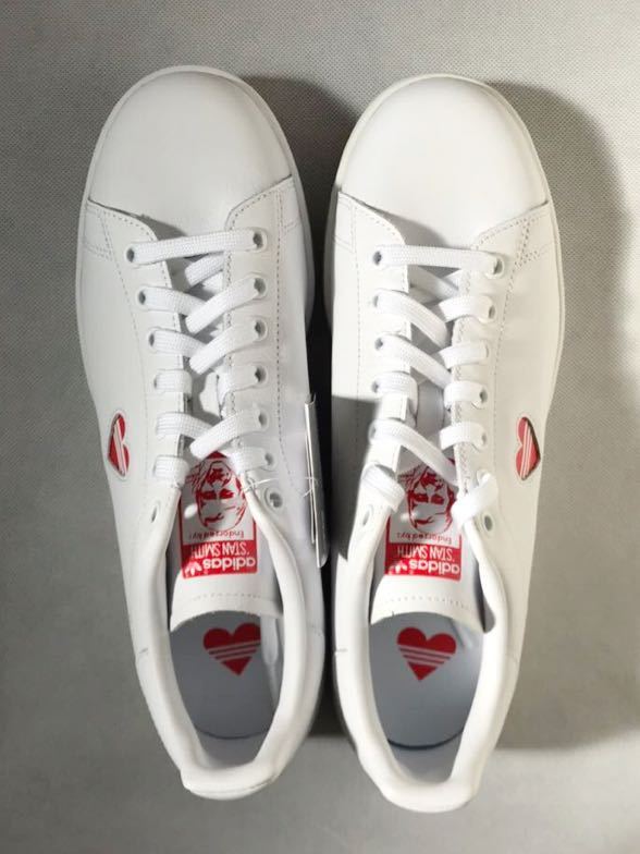adidas STAN SMITH W 27cm 未使用 タグ付き ホワイト レッド