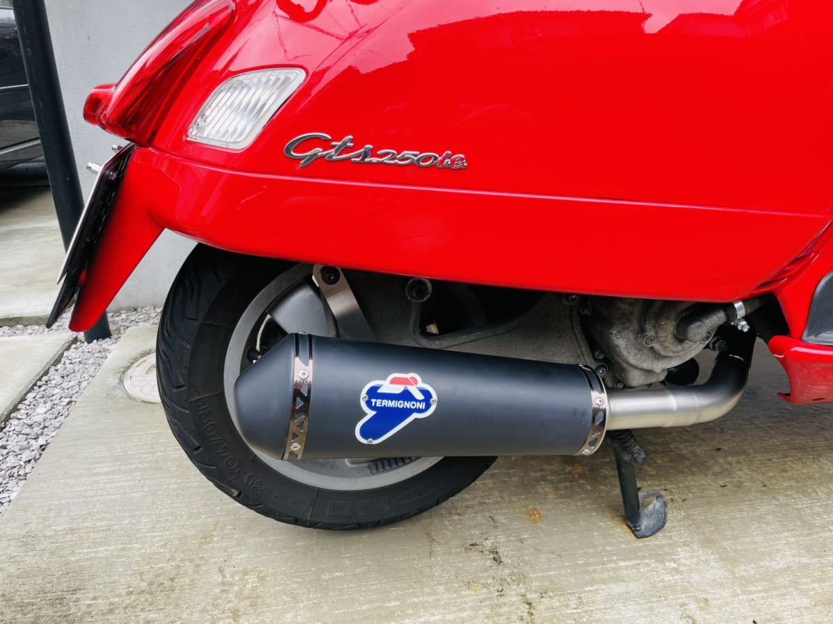 テルミニョーニ スリップオンマフラー ベスパ GTS250ie 300 用