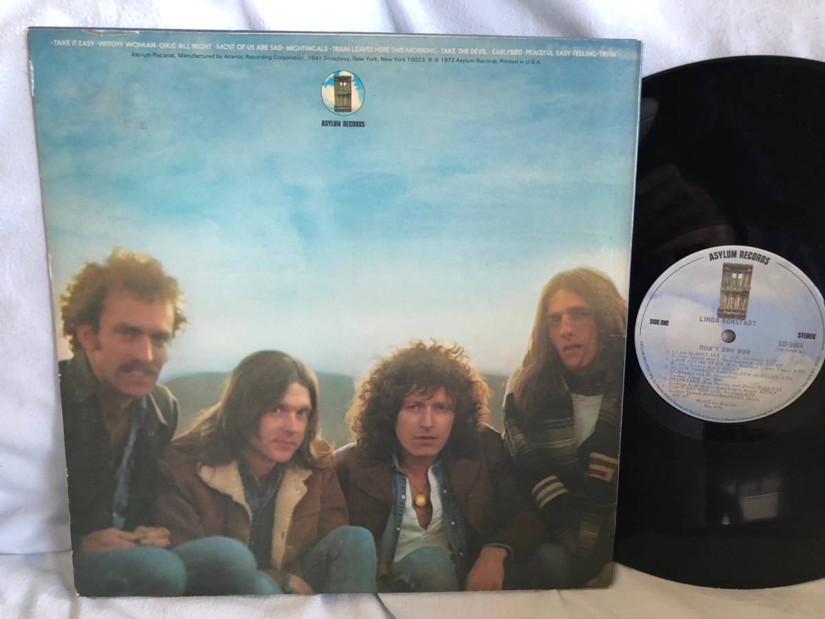 [ prompt decision free postage ] recovery record Eagles First jacket * record is Eagles label is Linda Ronstadt. [ Don\'t cry now ] record : beautiful jacket : average 