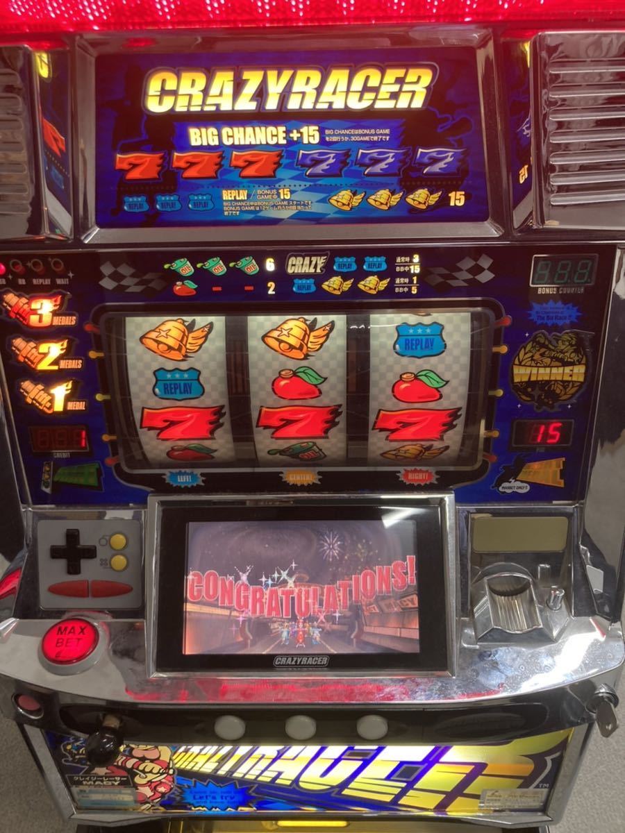 Yahoo!オークション - パチスロ実機 激レア台 珍古台CRAZYRACER Yahoo!オークション - パチスロ実機 激レア台 珍古台CRAZYRACER
