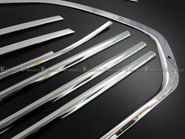 BMW X5 M E70 超鏡面 ステンレス アッパー ウィンドウ モール バイザー無用 10PCセット サイド ドア ガーニッシュ WIN－SET－011_画像3