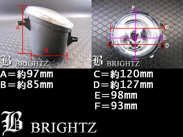 レクサス GS250 GRL11 クリスタル フォグ ランプ 左右 セット L FOG－H－026_画像6