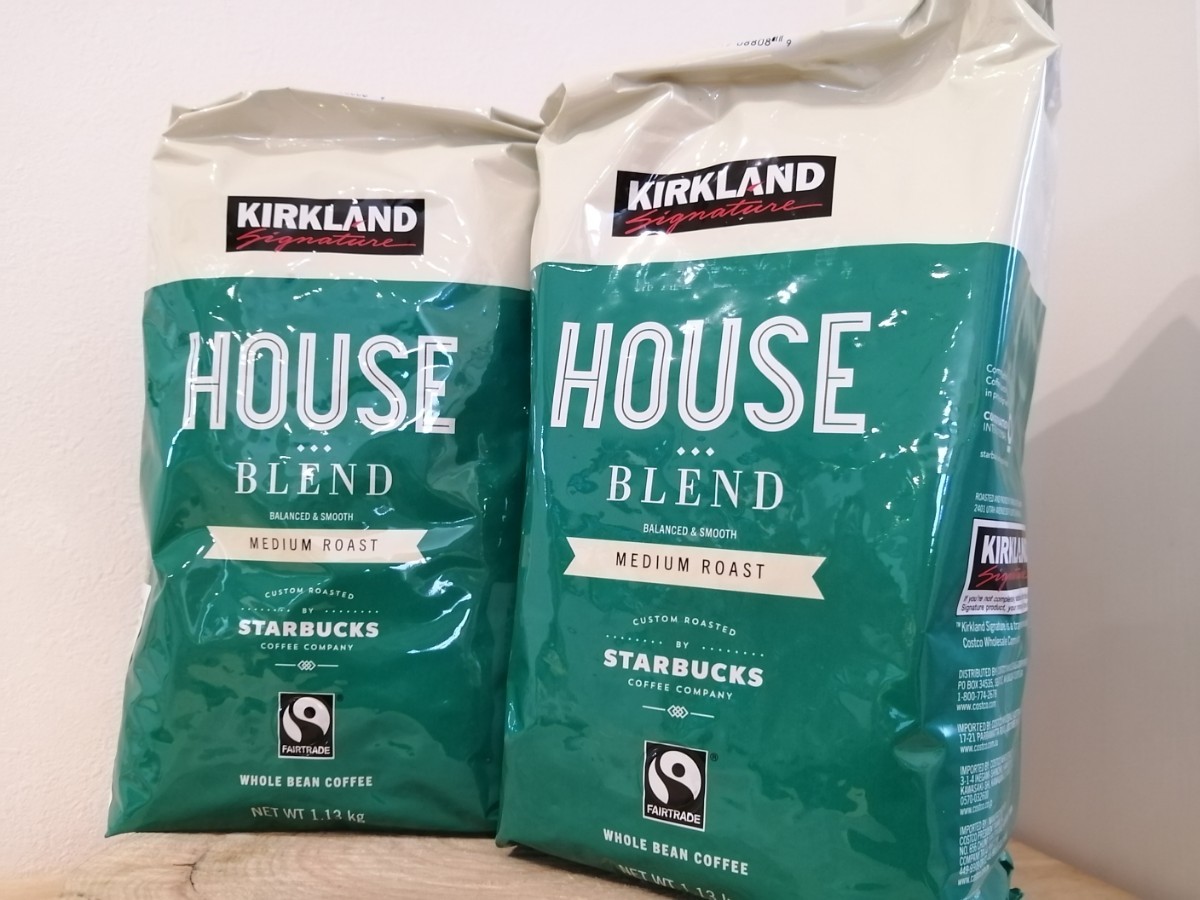 KIRKLAND　ハウスブレンド　レギュラーコーヒー（豆）　2袋