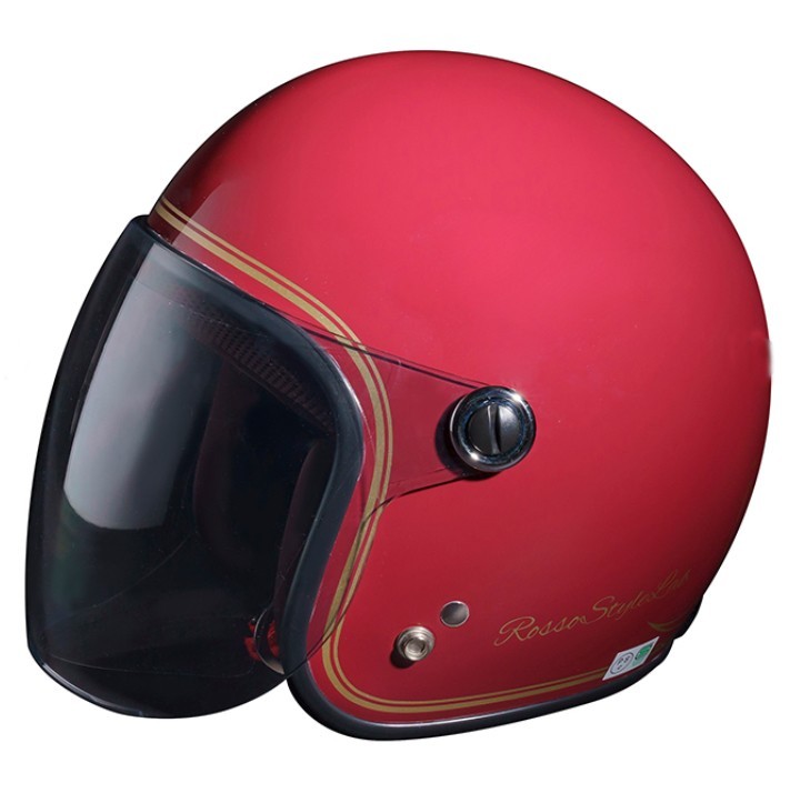 【47％引】ロッソスタイルラボ ROH-506 ロッソレッド　55-57cm　ジェットヘルメット