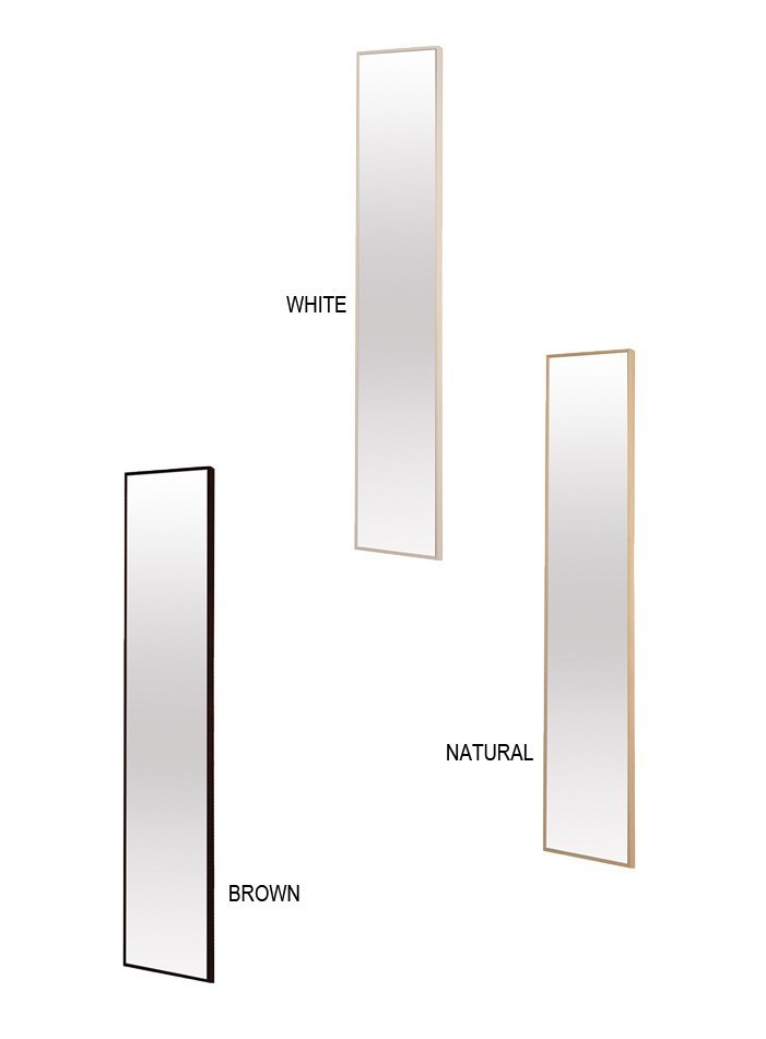 ウォールミラー 壁掛け 軽量 姿見 おしゃれ ブラウン M5-MGKNG9600BR_画像5