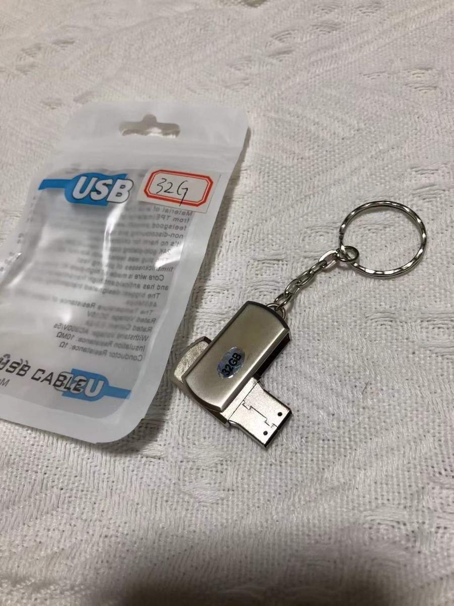 【32GB】USBメモリ USB2.0 USBメモリースティック 360°回転式