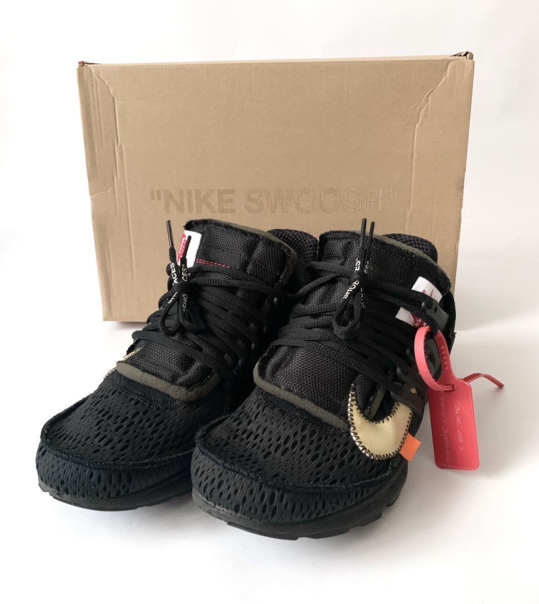 THE 10 OFF WHITE NIKE AIR PRESTO Black Virgil Abloh ナイキ エア