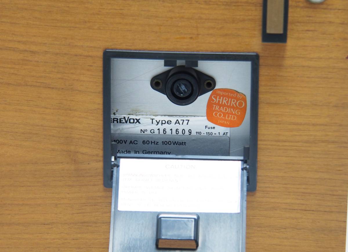 SG-410【ジャンク パーツ取り】REVOX A77 オープンリールデッキ SG-410【ジャンク パーツ取り】REVOX A77 オープンリールデッキ