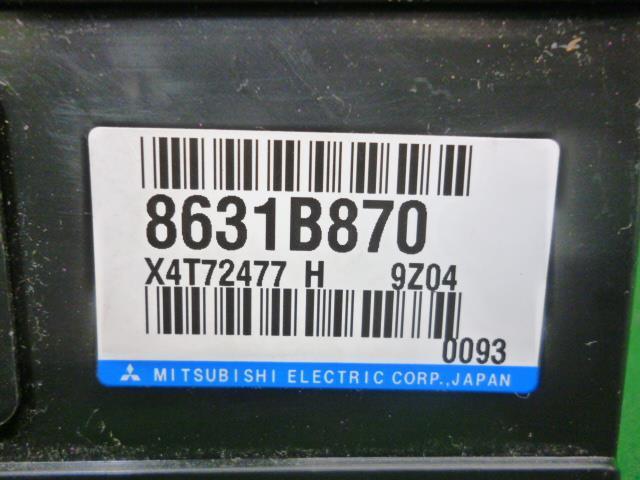 エクリプスクロス 3DA-GK9W その他 コントロールユニット X4T72477 H 9Z04 8631B870_画像4