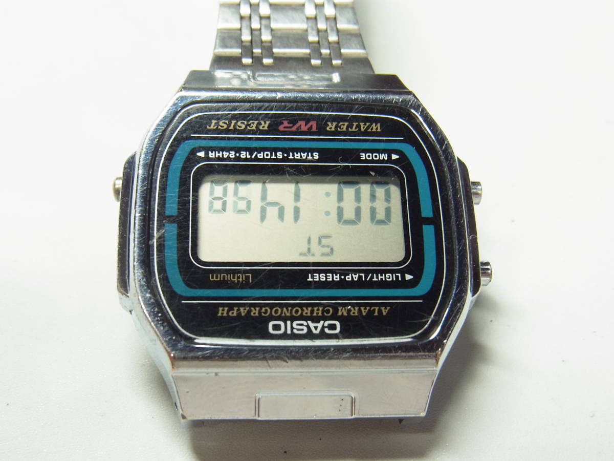 2205 CASIO アラームクロノグラフ 593 昭和レトロ 電池交換済 | www
