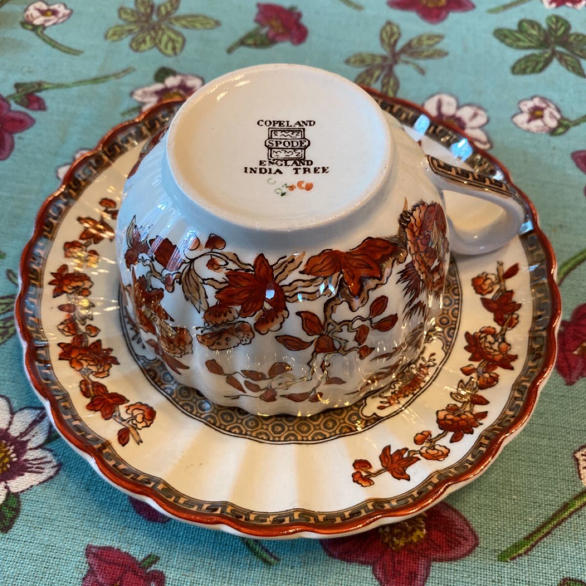 Spode スポード・コープランド　インディアンツリー　カップ＆ソーサー