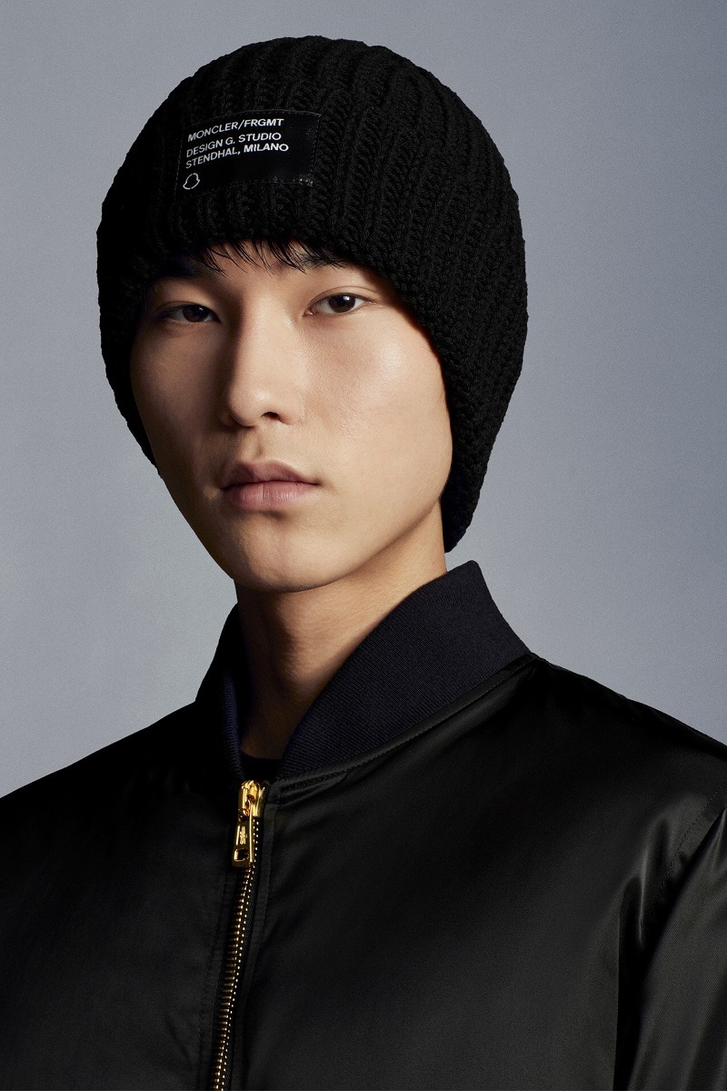 小松菜奈 MONCLER GENIUS フラグメント ニットキャップ 藤原ヒロシ