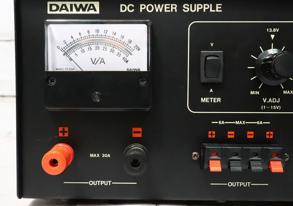 【ト長】DAIWA LM-30A ダイワ DC POWER SUPPLY パワーサプライ アナログ電源 直流安定化電源 通電確認OK IA000IOB59