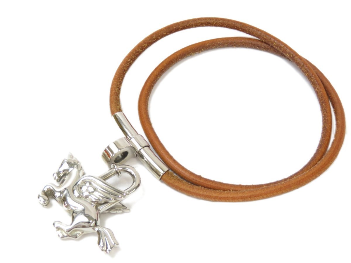 1円~】【美品】 HERMES エルメス カデナ ペガサス バッグ チャーム
