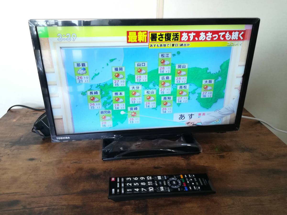 2022最新のスタイル TOSHIBA regza テレビ 19インチ 19s22 液晶