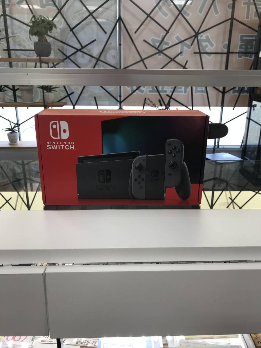 ニンテンドー任天堂スイッチSWITCH 本体ゲーム機グレー未使用品HAC-001