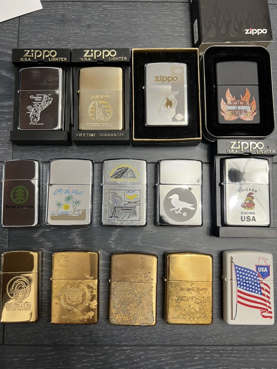 全新品未使用 zippo まとめ売り ソリッドブラス solid brass